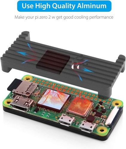 GeeekPi Raspberry Pi Zero 2 W Starter Kit RPi Zero 2 W Aluminum Case - 第 8/9 張圖片