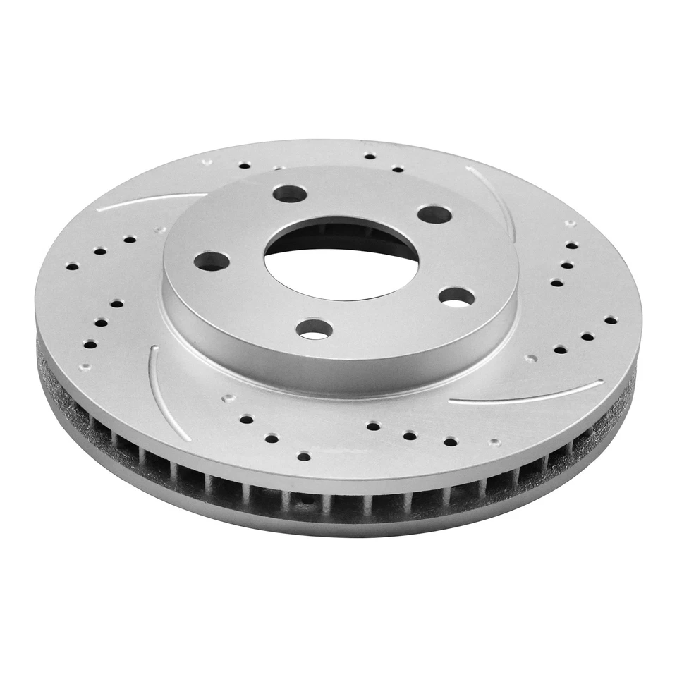 Front Drilled Rotors Ceramic Brake Pads for Buick LeSabre Bonneville Montana Foto 3 de 4