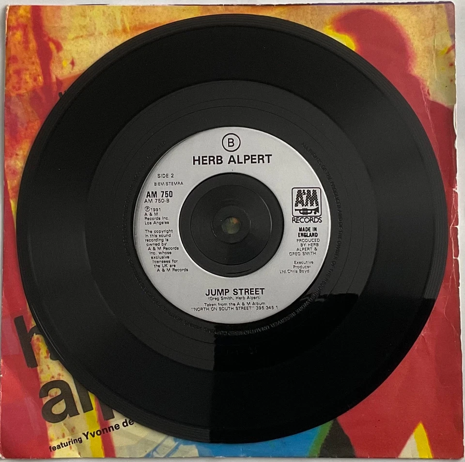 Herb Alpert - Jump Street - 7” Vinyl Single - Image 4 of 4