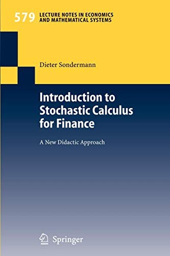Introduction to Stochastic Calculus for Finance. Sondermann<|
