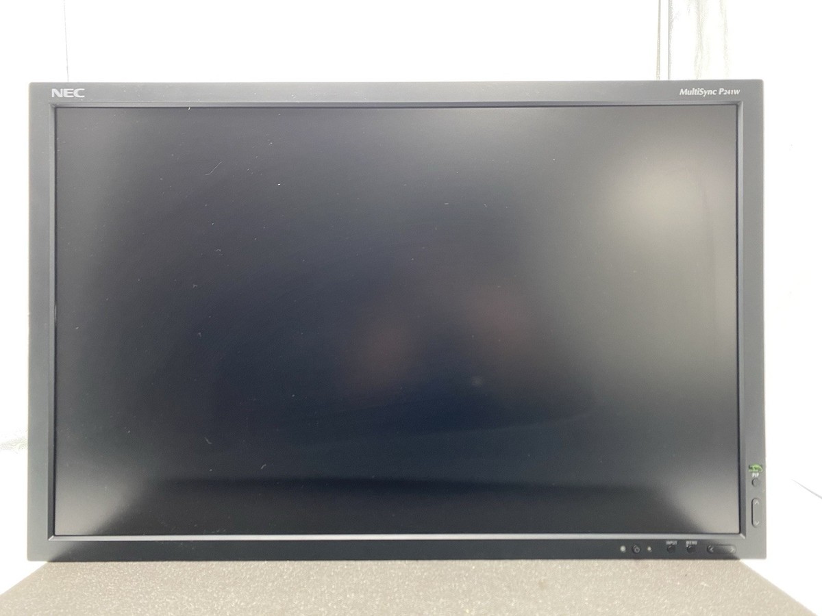 NEC Multisync P241W-BK 24in 16:9 LCD LED Monitor | eBay