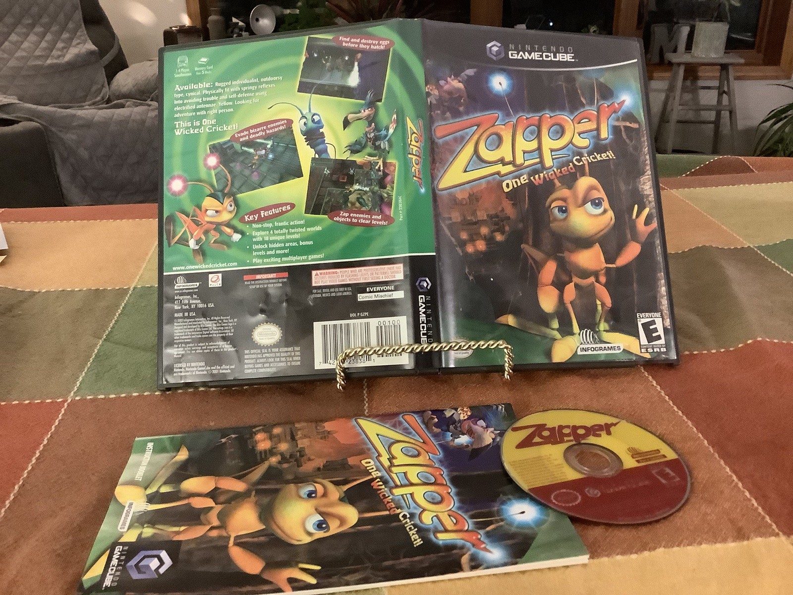 Zapper Used Nintendo GameCube 2002 Fun Classic Comic Mischie