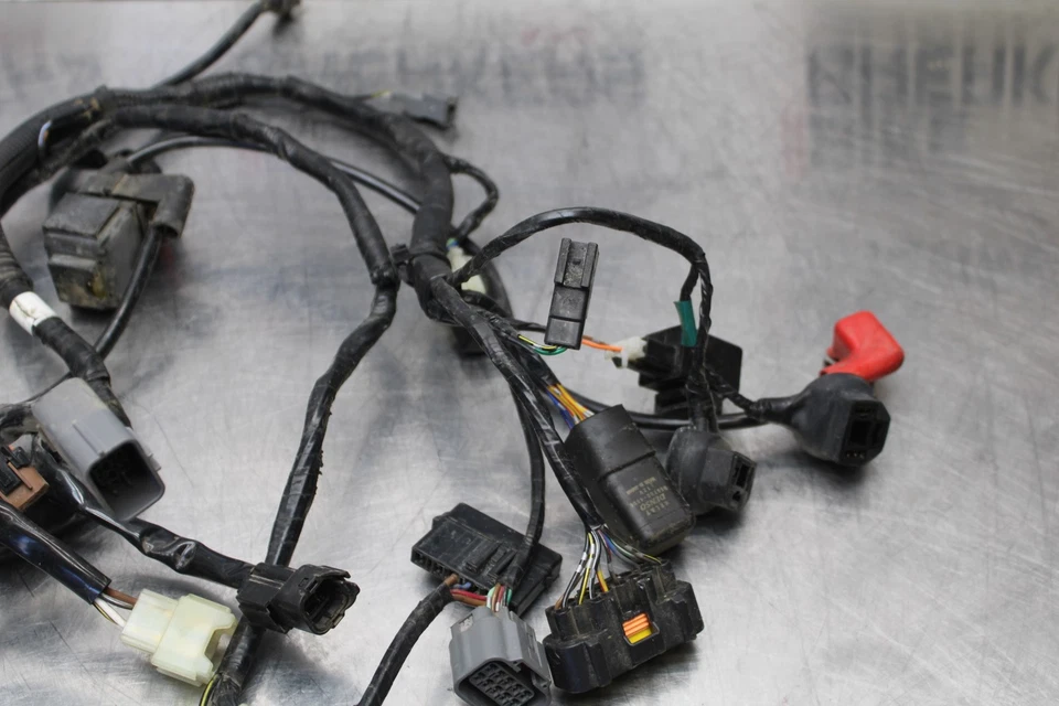 08-18 KAWASAKI KLR650 MAIN ENGINE WIRING HARNESS MOTOR WIRE LOOM BB183 - Image 3 of 4