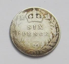 1908 Edward VII Sixpence — photo from another recent sale