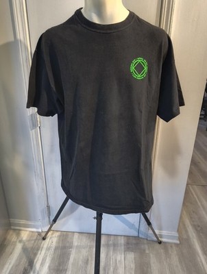 Vtg Narcotics Anonymous SNCNA XIV Las Vegas T Shirt 2000 Black Tee Men's XL 