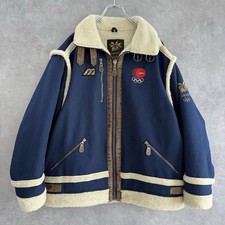Mizuno Nagano Olympics National Team Boa Jacket Size L Color Blue Unisex Japan