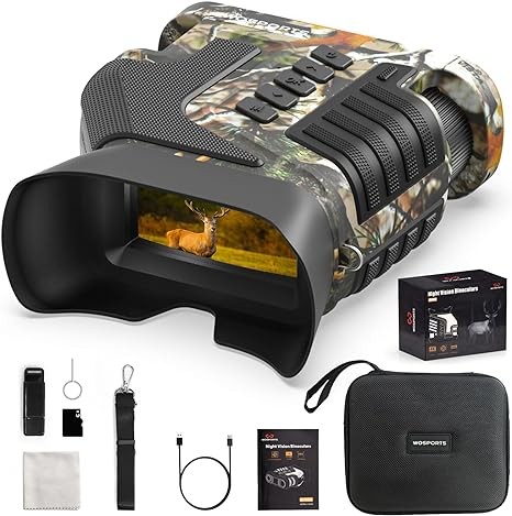 Binoculars 1315ft 4k Night Goggles Nv400 - Black/camo