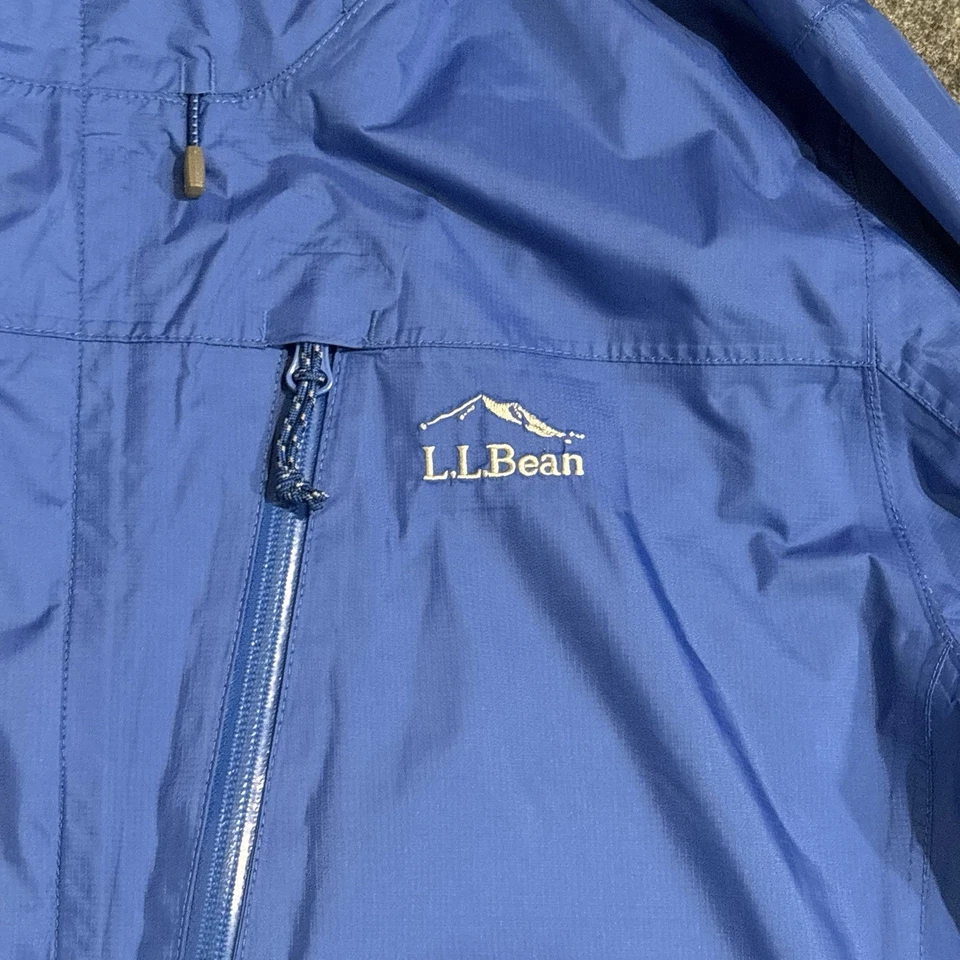 Chaqueta LL Bean Talla XL Modelo Trail Abrigo de Lluvia Senderismo Aire Libre Cremallera Completa Foto 4 de 4