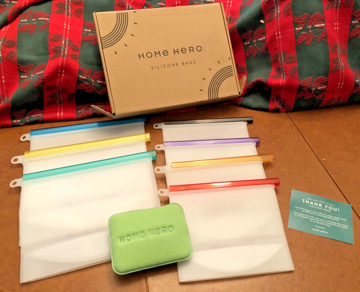 7 Silicon Reusable Storage Bags with Sponge Home Hero QVC
Opens in a new window or tab