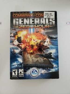 Command & Conquer: Generals -- Zero Hour (PC, 2003) 2 Discs & inserts