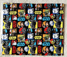 Camelot Fabrics STAR WARS Character Blocks Cotton 1/2 YD - 18"x44" HARD TO FIND