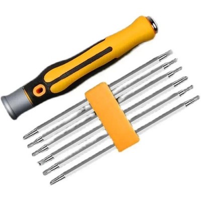 12-in-1 Precision Screwdriver Set   Magnetic Bits with Phillips & Flathead Heads