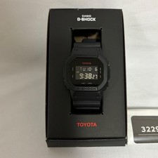 CASIO G-SHOCK TOYOTA Collaboration Wristwatch Watch Digital Black w/ Box r#