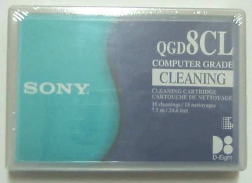 SONY 8MM VIDEO8 HI8 D8 DIGITAL8 DATA8 HEAD CLEANING CLEANER CLEAN TAPE BRAND NEW