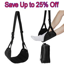 Airplane Footrest Travel Foot Rest Flight Hammock Plane Leg Sling Office Work