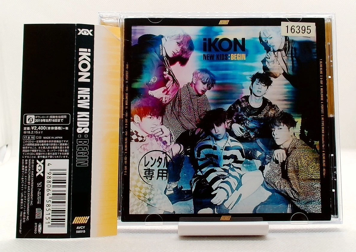 iKON NEW KIDS BEGIN CD OBI Japan K Pop
