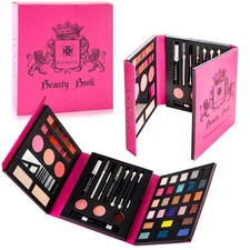 SHANY Beauty Book – All-in-One Makeup Palette with Tools- Eyes, Lips, and Face