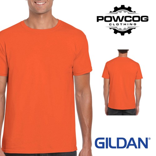 GILDAN Mens T-Shirt Soft Smooth Premium Plain Cotton Tee with Classic Fit G64000 - Picture 39 of 45