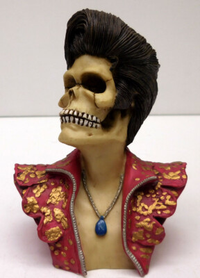 ELVIS PRESLEY SKELETON COLLECTIBLE SCULPTURE, SUMMIT