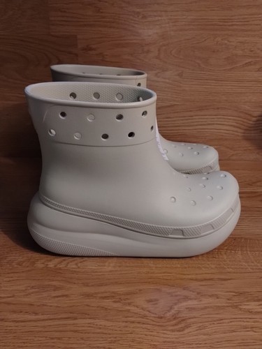 Crocs Adult Crush Waterproof Lightweight Boot Bone Women's Size 10 Men's Size 8  - Picture 3 of 11