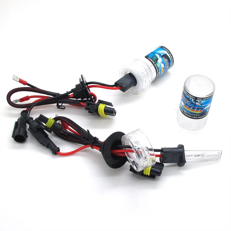 2x Bombillas XENON HID 9007 HB5 6000K Cristal Blanco para Faro Mitsubishi Lancer Foto 4 de 4