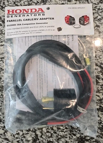 Honda 08E92-HPK2031 Parallel Cable / RV Adapter EU2000i 30A Companion Generator
