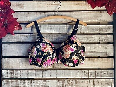 Torrid Skull 💖 Roses Back Smoothing Front Close Bra Underwire