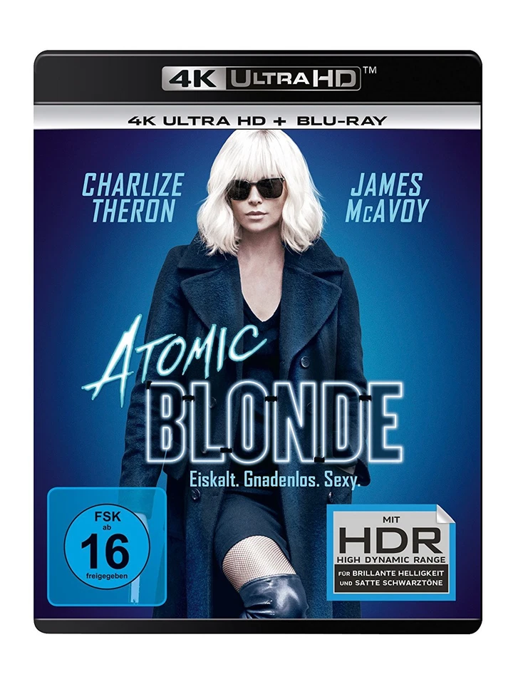 ATOMIC BLONDE-4K UHD James McAvoy, Charlize Theron 2 ULTRA HD BLU-RAY NEU  - Bild 1 von 1