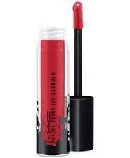 MAC Patent Paint Lip Lacquer Lip Gloss SLICK FLICK 593 Earthy Red Full Sz NIB