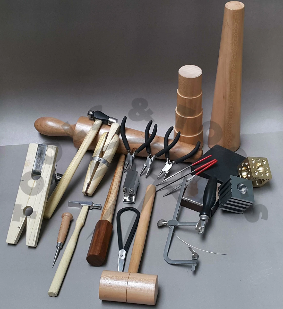 METALSMITH TOOLS KIT BEGINNERS -APPRENTICE METALSMITHING JEWELRY MAKING TOOL  SET