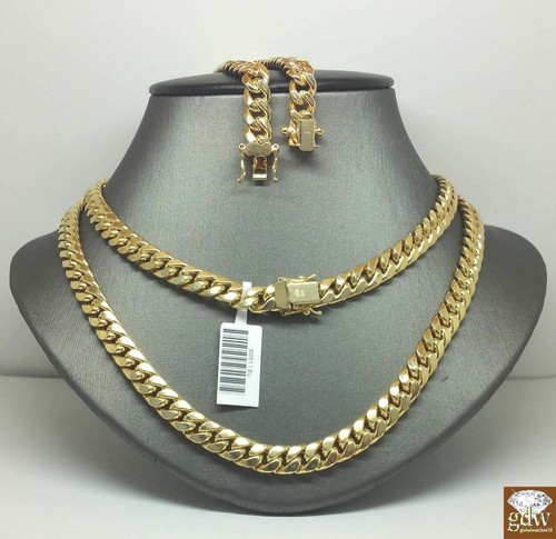 Genuine 10k Yellow Gold Cuban Link 