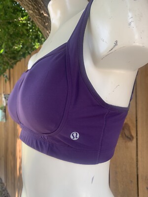 Lululemon パープル スポーツブラ Lululemon Sport Bra Size XS/S Purple Women's Sport Top | eBay