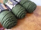 Lot 3 Vtg skeins LOVE KNIT 4 Ply worsted weight yarn-100% acrylic-Olive Green — photo 5