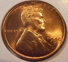 1940 D Uncirculated Lincoln Cent, (40DBU8)