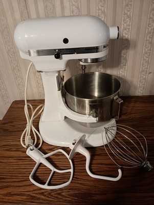 KitchenAid K5SS、キッチンエイド KitchenAid Model K5SS White 10 Speed Lift Stand Mixer W