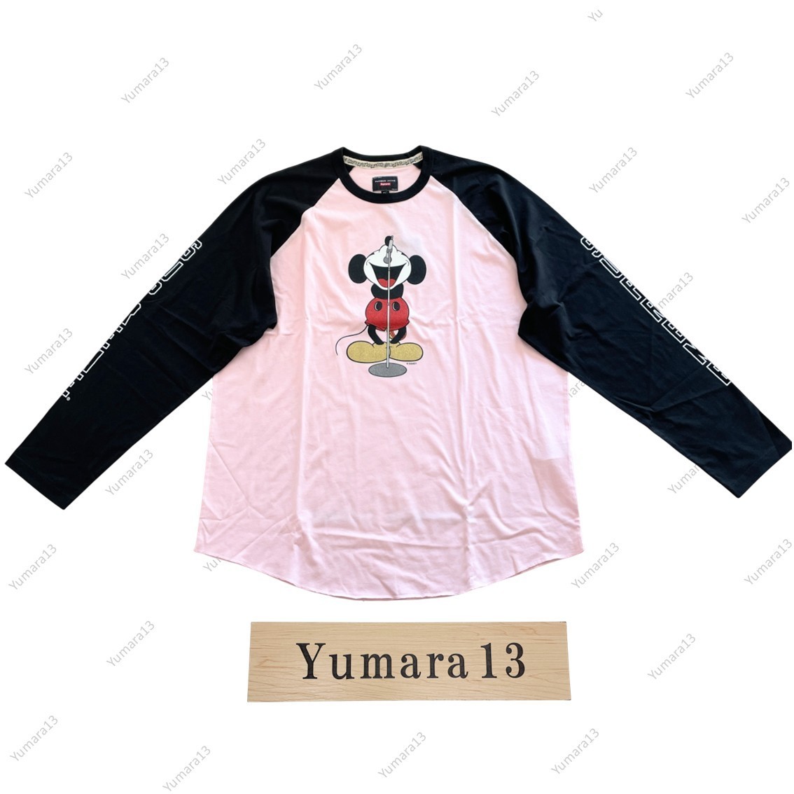 Supreme x Number (N)ine x Mickey Mouse Raglan L/S Top 2colors FW25