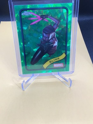 2025 Marvel Sapphire SP Green Refractor 48/99 #48 Blink