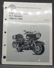 Harley Davidson Motorcycle Parts Catalog FLT Models 1980 to 1982 99438-82 Sealed
