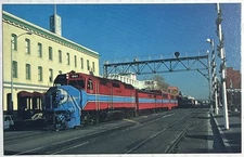 Sierra 49er Express F45 #1001 Postcard Jack London Square Oakland CA 1991