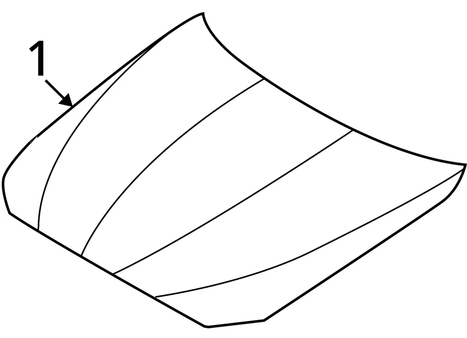 (LOCAL PICKUP ONLY) 11 12 13 14 15 16 BMW 528I Hood - Image 4 of 4