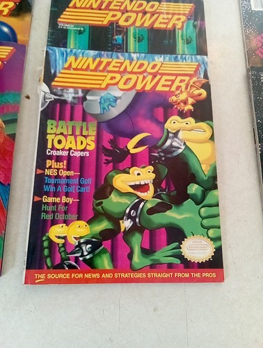 Vintage Lot 8 Old Nintendo Power Video Game Magazine Issues 20-27 -From 1990-91 - Picture 6 of 16
