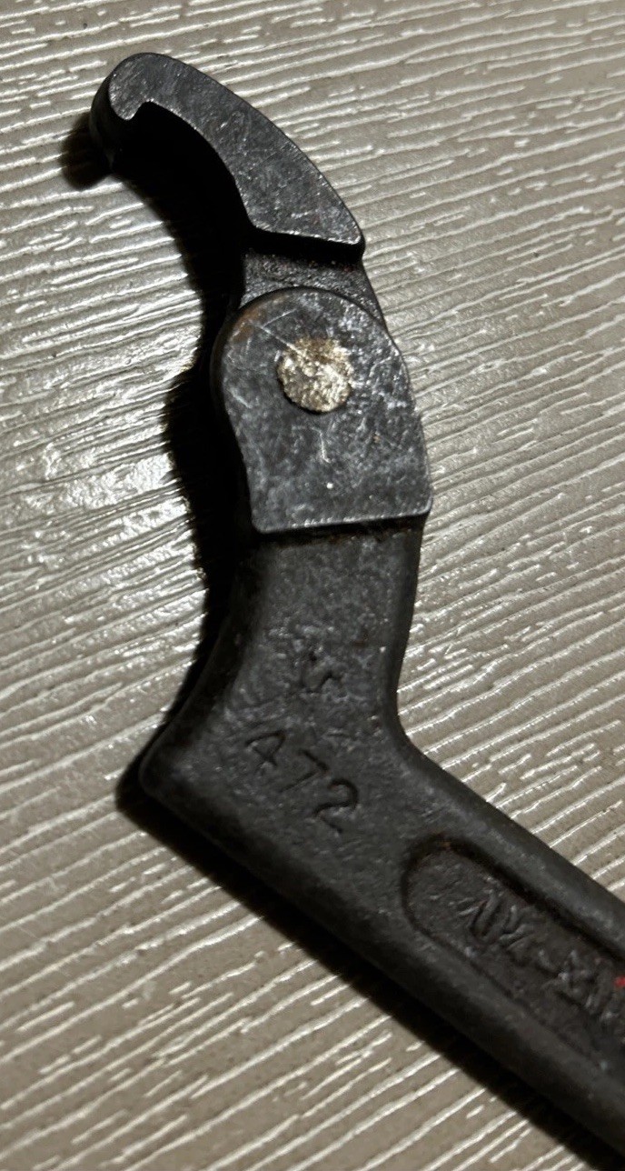 J.H Williams & Co. 472  Adjustable Spanner Wrench Made in USA