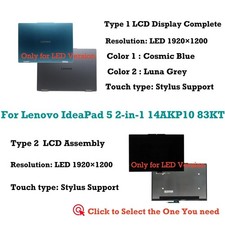 Lenovo IdeaPad 5 2-in-1 14AKP10 83KT002NUS FHD LCD Touch Screen Full Assembly