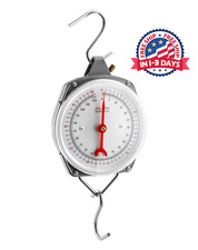 Báscula colgante de precisión, capacidad de 110 lb/50kg unidad doble, resistente