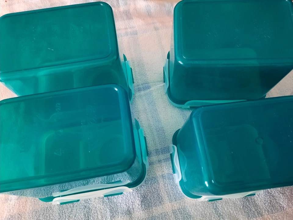 Schuettelboxen Look Look Aufbewahrung Voratsboxen Tuerkis Qvc 4x Beere 1x - Bild 4 von 4