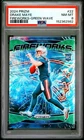 2024 PANINI PRIZM FIREWORKS GREEN WAVE #22 DRAKE MAYE ROOKIE RC PSA 8