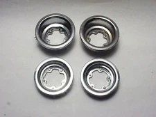 COX DUNE BUGGY 4 OUTER CHROMED HUB CAPS . PERFECT USED CONDITION