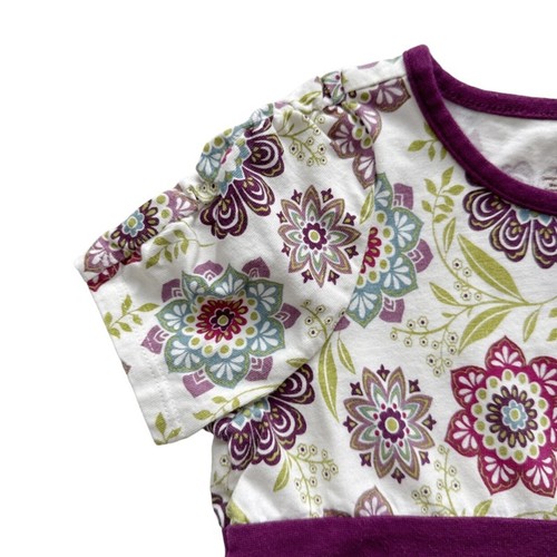 Tea Collection Floral Dress + Pointelle Leggings Outfit Size 4 - Picture 4 of 7