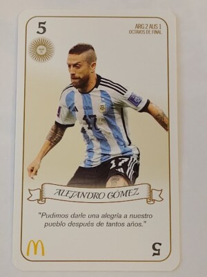 Argentina 2024  Panini McDonalds Campeones del Mundo O05 Alejandro Gomez