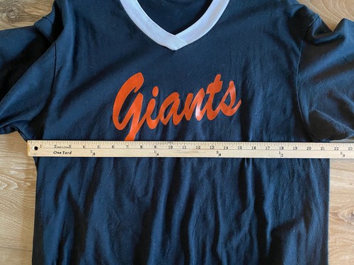 Vintage San Francisco Giants Soffe V-Neck T-Shirt #34 Size XL Made in USA - Picture 7 of 8